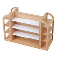 thumbnail image 4 of Estantería para casa de muñecas CUTICAT 4 niveles caqui Modelo de bricolaje, 4 of 8