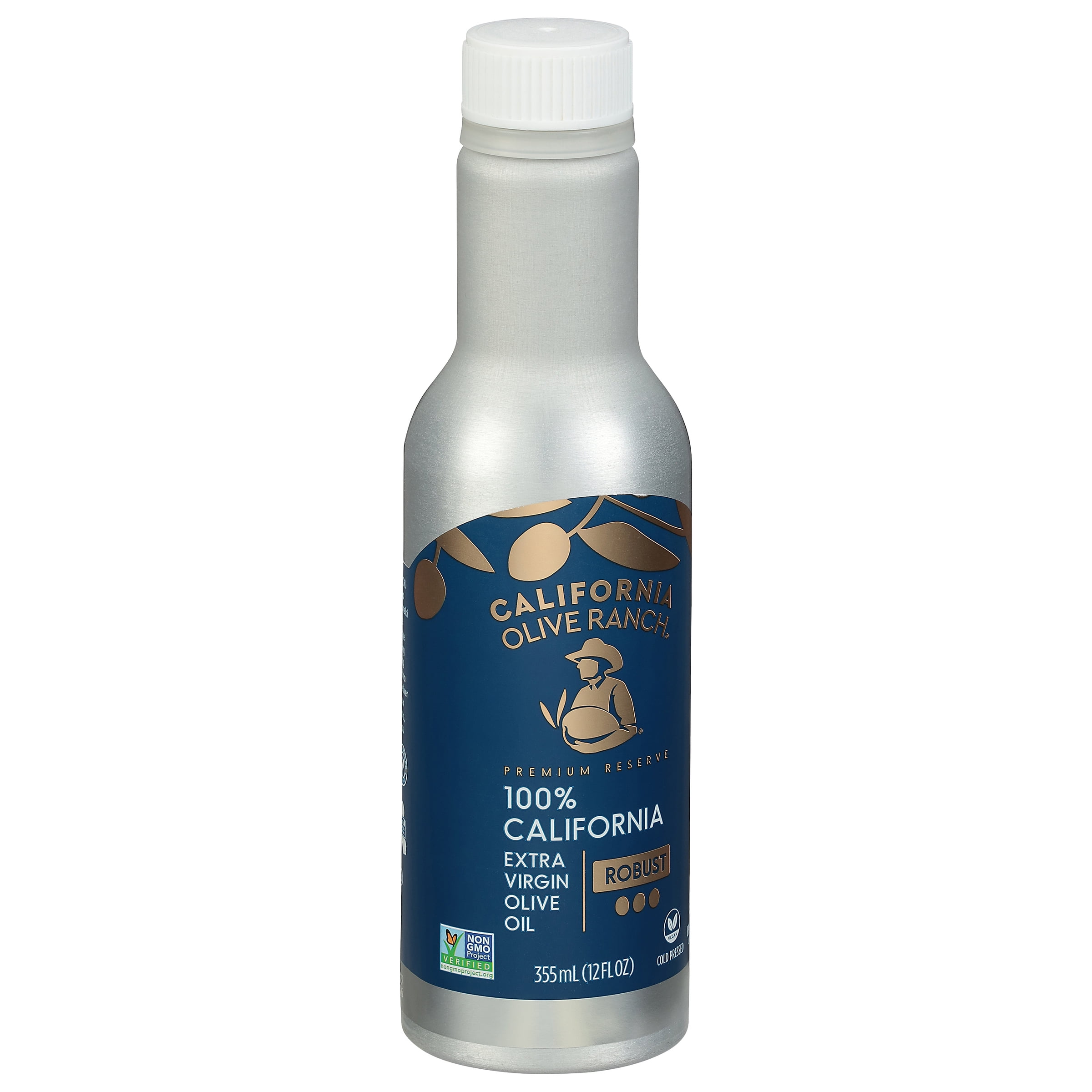 (2 pack) California Olive Ranch Extra Virgin Olive Oil Aluminum Bottle, 12 Fluid Ounces