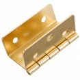thumbnail image 4 of FUEENIRVA 10Pack Rectangular Hinge Vintage Style Metal Cabinet Hinges for Wardrobe Doors Jewelry Boxes 2.3X1.7X0.8In, 4 of 5