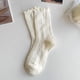 thumbnail image 1 of Xiao Hua 6 pares de calcetines finos de algodón para mujer, suaves y hasta el tobillo (Beige A03), 1 of 2