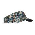 thumbnail image 2 of Xecao Hawaiian Style for Adult Sun Cap offers versatile sun protection with adjustable Velcro for a secure fit., 2 of 8