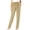 Khaki, variant on Womens Plus-Size Soft Twill Mid-Rise Regular Fit Straight Leg Short Length Casual Pant