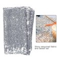 thumbnail image 2 of Transemion Wedding Table Sequin Table Runner Tablecloth Cover Party Table Runner Tablecloth Cover Banquet Decoration 30x180CM No.01 1Set, 2 of 6