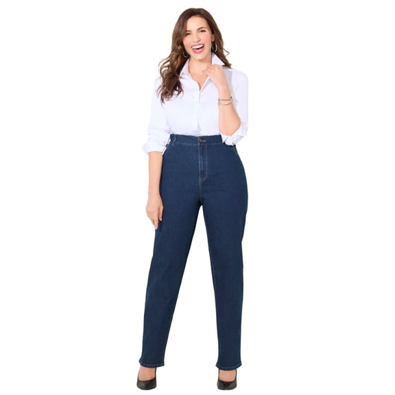 Catherines Women's Plus Size Petite Right Fit Curvy Jean