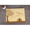 thumbnail image 4 of Darling Souvenir Personalized Engraved Laser Cut Wedding Guest Book Wooden Cover Sign-in Book Registry Guestbook Scrapbook-4B, 4 of 7
