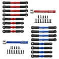 thumbnail image 4 of 8 piezas de varillas de empuje de puntera RC, actualización de repuesto, accesorios de pieza, varilla de tracción compatible, enlace de dirección para Azul, 4 of 6