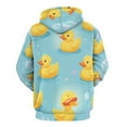 thumbnail image 3 of A Big Bunch of Yellow Rubber Ducks 3d Sweatshirts Hoodie Fashion Casual Personality Men's Women Street Hoodie Pullovers Long Sleeve Comfortable Top, 3 of 6