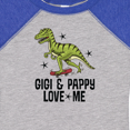 thumbnail image 4 of Inktastic Gigi and Pappy Love Me Grandson Boys Baby Bodysuit, 4 of 5