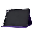 thumbnail image 5 of Allytech Case for Samsung Galaxy Tab A7 10.4 inch 2022/2020 Model (SM-T500/T505/T507), Auto Sleep Wake Smart Card Slots Pen Holder Magnetic Snap Flip Stand PU Leather Case, Purple, 5 of 10