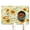 White-934, variant on Sunflower Print Pet Feeding Mat, Absorbent Waterproof Non-Slip Dog Food Mat for Dogs and Cats