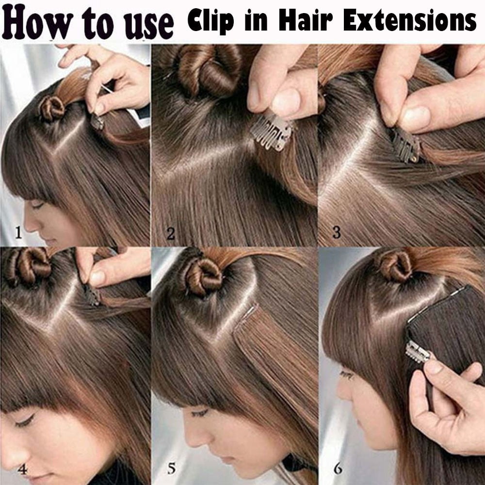 Hairro Clip inHair Extensions for Women, 8 PCS 18 Clips #Blonde Hair Extensions, Thick Hairpieces Wavy Hairpieces, Soft Hair & Blends Well, Long Wavy (17inch, 8pcs)