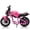 Pink, variant on 24V Electric Motorcycle for Kids 8-14, 300W Motor Ride on Toys for Big Kids 14” EVA Wheels, Non-Slip Twist Grip Throttle, Speed up to 11.18MPH, Dual Suspension, Music&Light, Pink