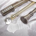 thumbnail image 4 of 4pcs Plastic Finials For Curtain Rods Simple Window Curtain Rod Ends Decorative Home Curtain Rod Cap Finials Suitable For 26-28 Mm Curtain Rods, 4 of 5