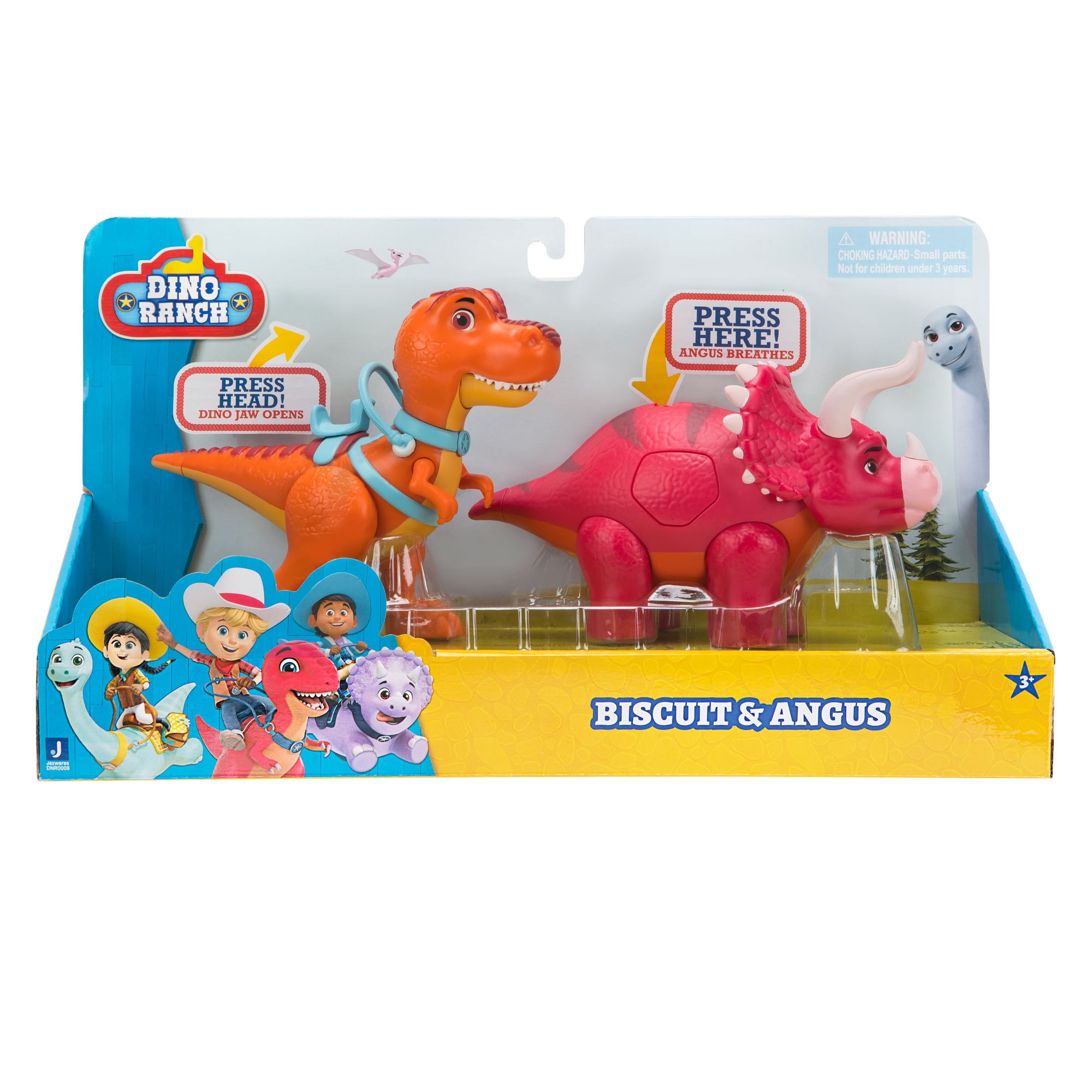 Dino Ranch Pre-Westoric Ranchers Vehicle 3 Pack Dino Riding Adventure 