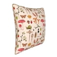 thumbnail image 2 of Kll Retro Autum Mushrooms Decorative Throw Pillow Covers Velvet Soft For Couch Sofa Bedroom Living Room Outdoor -16"X16", 2 of 8