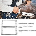 thumbnail image 2 of Electric Guitar Pickup Frame, Flat Pickup Mounting Ring High Hardness 2PCS Easy Installation Replacement Parts Fine Workmanship  For Humbucker Pickups, 2 of 7