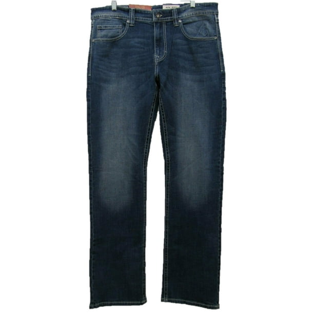 Axel - T K Axel Men's Slim Boot Cut Stretch Jeans Dark Wash Size 34 x ...