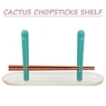 thumbnail image 6 of FRCOLOR Cactus Chopstick Rack Chopsticks Drain Rack Reusable Kitchen Counter Chopsticks Rack, 6 of 6