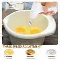 thumbnail image 5 of Wekvgz Electric Egg Beater Cordless Handheld Electric Whisk 3 Speed Adjustable Kitchen Baking Mixer Automatic Household Whisk with 2 Detachable Mixing Head for Eggs Baking, 5 of 13