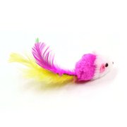 Fun Plush Cat Mouse Toys: 5 Pack with Colorful Tails