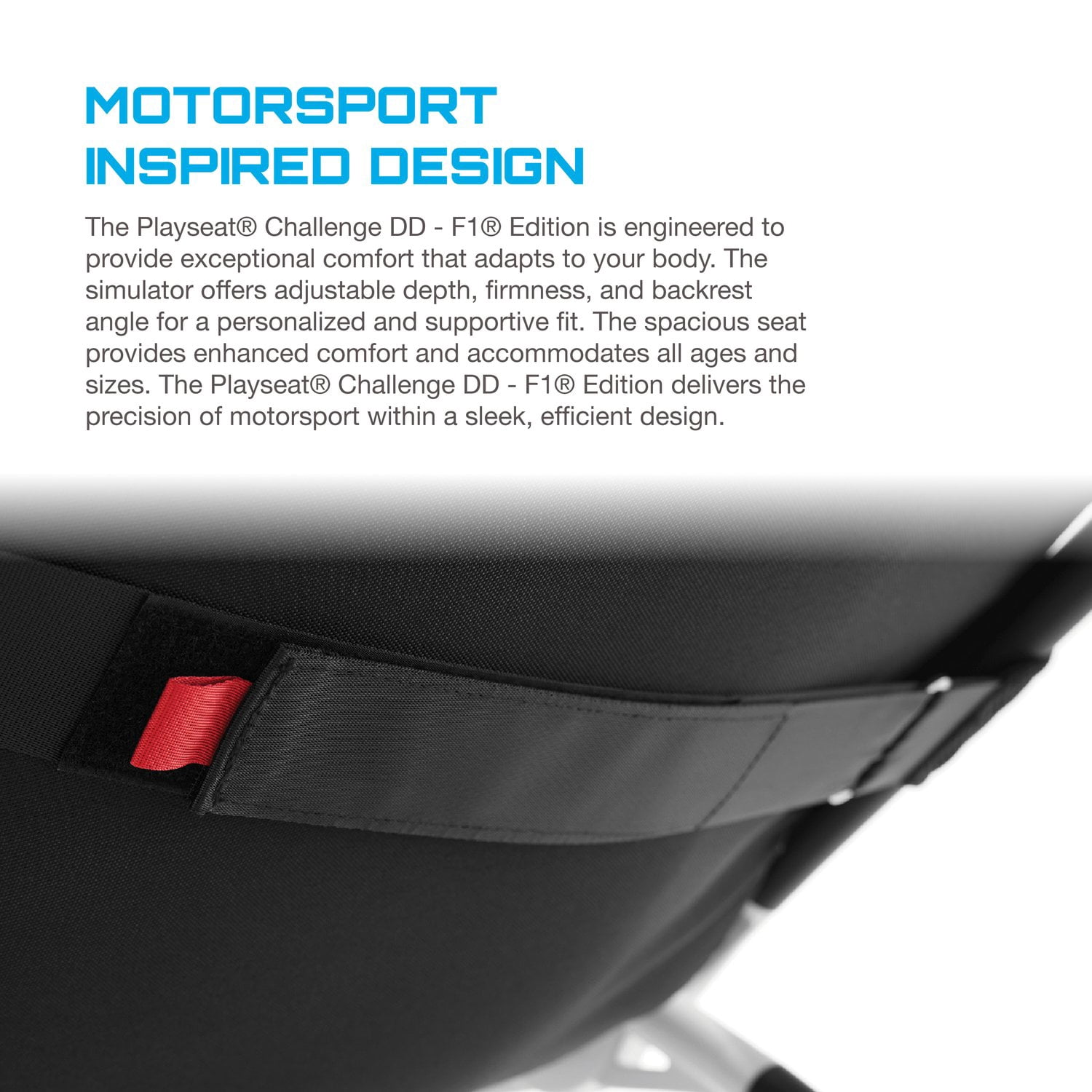 Playseat® Challenge DD - F1® Edition Black ActiFit Ergonomic Racing Sim Gaming Chair, FO.00336