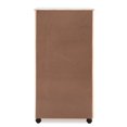 thumbnail image 4 of Linon Cary 8-Drawer Rolling Storage Cart, Whitewash, 4 of 24