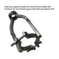 thumbnail image 2 of Square Hole Drill Fixed Bracket Hand Electric Drill Tenon Bracket Woodworking Table Drill Tenon Bra, 2 of 5