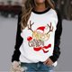 thumbnail image 1 of ICHUANYI Liquidación Navidad Moda Mujer Casual Manga Larga Impreso Señoras Sudaderas Tops ICHUANYI WER202308246977, 1 of 7
