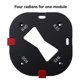 thumbnail image 5 of Pocket Radius Jig Router Cutting Fillet Template 4-in-1 R-Angle Arc Chamfering Template Round Corner, 5 of 5