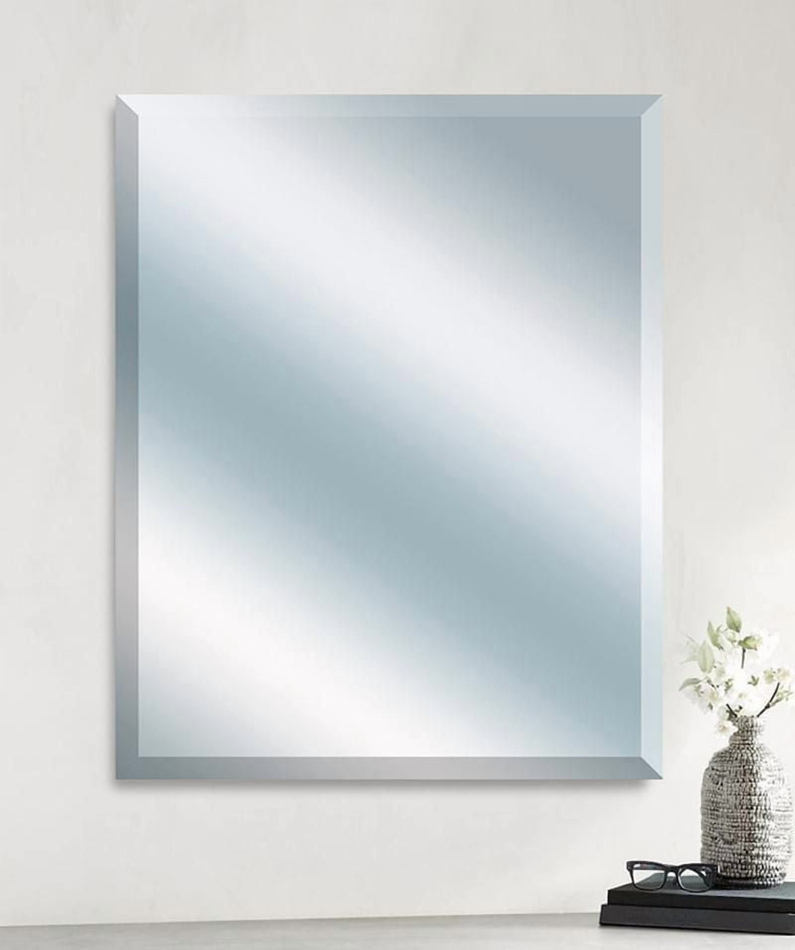 Hometrends Bevel Rectangular Mirror, Frameless,  15.75" x 22.75"