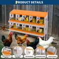 Accreate Galvanized Steel Nesting Box for Chicken Coop - Removable Drop ...