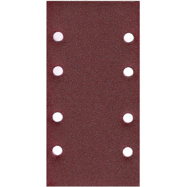 50 x Sandpaper sanding sheets 93 x 184 mm 8 holes Grit 40-180 Orbital sander (93x184mm Grit 80)