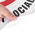 thumbnail image 4 of Distancing Signage, Convenient 16.9 X 16.9in Warning Wall Sticker Easy To Use  for Restaurants for Banks for Supermarkets for Offices, 4 of 8