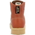 thumbnail image 4 of Georgia Boot Men's 6" Lace-Up Wedge Work Boot, Breathable SPR Leather Shoes with Slip and Oil Resistant Outsole, Comfortable Soft Toe Copper-Tan Boots for Men - GB001PRO, 4 of 7