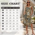 thumbnail image 4 of HELLHERO Turtle Geometric Irregular Hem Sundress for Trips Party, Side Pockets Sleeveless Ladies Round Neck Sleeveless Dress, 4 of 8