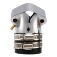 thumbnail image 3 of Engine Carburetor Aluminum Alloy Angled Adapter Inlet Intake Carb Manifold for GY6 150Cc Scooter Go Kart,1 * Carburetor Intake Manifold,Silver, 3 of 5