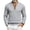 Gray, variant on StSilkitty Mens Long Sleeve Sweatshirts Textured Crew Neck Button Sweatshirt Lightweight Fashion Pullover Shirts