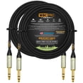 thumbnail image 1 of Cable Balanceado Star-Quad WBC-PRO Negro Ultra Silencioso Flexible con Conectores Amphenol Oro 75 Pi, 1 of 7