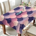 thumbnail image 4 of Ryvnso Beautiful Fish Scales Rectangle Table Cloth Tablecover Dinning Tablecloth 60"x120", 4 of 8