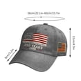 thumbnail image 5 of USA 250th Anniversary Hat 1776–2026 – Patriotic American Baseball Cap Adjustable Retro Embroidered Independence Day Cap for July 4th Festival Collectible Gift, 5 of 5