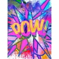 thumbnail image 4 of Stephen Chambers 15x18 White Modern Wood Framed Wall Art Titled - Pow, 4 of 6