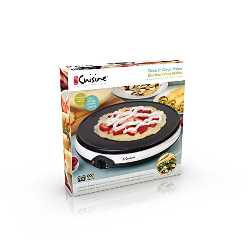 Euro Cuisine Inc CM20 Electric Crepe Maker PTFE and PFOA Free Non