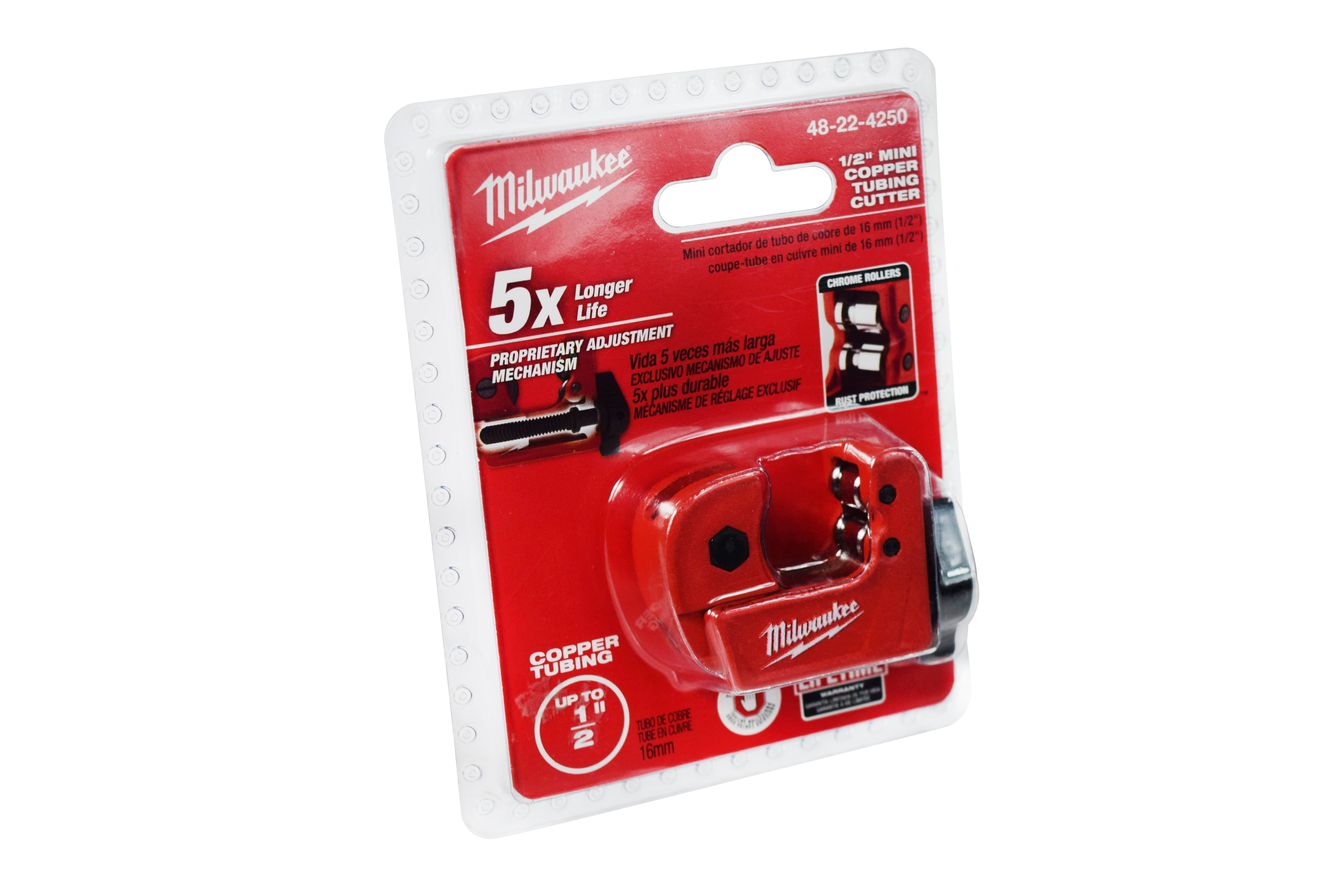 Milwaukee 1 2 in. Mini Copper Tubing Cutter 48 22 4250 Walmart