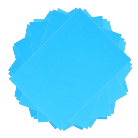 OULII 100Pcs Blue Printer Copy Paper for Laser and Inkjet with Optimal Thickness