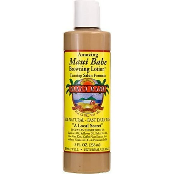 Loción de bronceado Maui Babe, 240 ml, resistente al agua