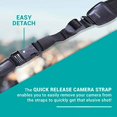 thumbnail image 4 of Movo Photo NS-1 Shock-Absorbing Padded Neoprene Camera Neck Strap with Quick Release, 4 of 5