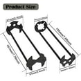 thumbnail image 4 of 2 Pcs Multifunctional Basin Wrench, Universal Under Sink Plumbers Tool, for Kitchen Home Bathroom, 4 of 7
