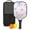 Black-1, variant on Pickleball Paddles Set Of 1, Fiberglass Surface, Boho Butterfly Decor, 1 Paddle, 2 Balls & Bag