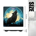 thumbnail image 2 of Bathroom Scale, Highly Accurate Digital Body Scale,Precisely Measures Weight up to 400 lbs-Wolf Howling At The Moon With Mountains, 2 of 4