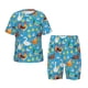 thumbnail image 1 of Balery Rooster And Chickens Conjunto de Pijama Infantil de Manga Corta con Estampado – Ropa de Dormir de Algodón Suave-Medium, 1 of 6